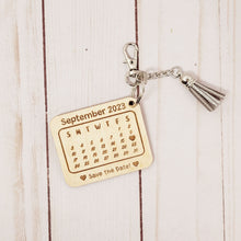 Load image into Gallery viewer, Important Date Calendar Keychain