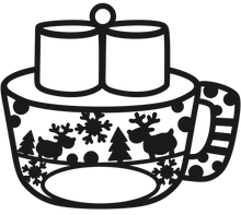 Load image into Gallery viewer, Marshmallow Hot Chocolate Ornament