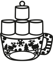 Load image into Gallery viewer, Marshmallow Hot Chocolate Ornament