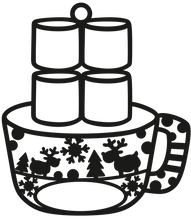 Load image into Gallery viewer, Marshmallow Hot Chocolate Ornament