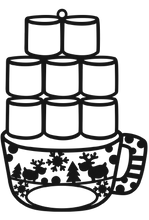 Load image into Gallery viewer, Marshmallow Hot Chocolate Ornament