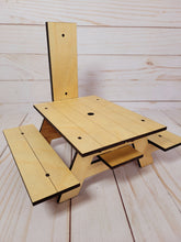 Load image into Gallery viewer, Squirrel & Bird Picnic Table