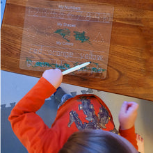 Load image into Gallery viewer, Numbers, Shapes & Colours Tracing Board