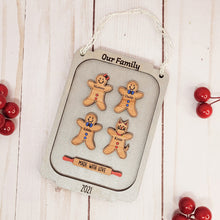Load image into Gallery viewer, Gingerbread Family Ornament
