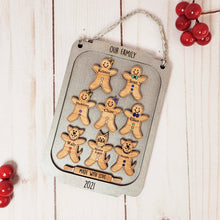 Load image into Gallery viewer, Gingerbread Family Ornament