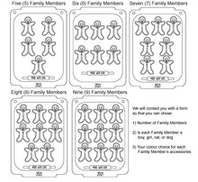 Load image into Gallery viewer, Gingerbread Family Ornament