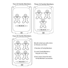 Load image into Gallery viewer, Gingerbread Family Ornament