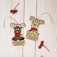 Load image into Gallery viewer, Rudolph's Height Ornament