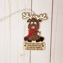 Load image into Gallery viewer, Rudolph's Height Ornament