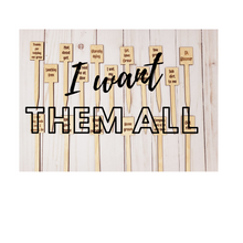 Load image into Gallery viewer, Funny Plant Stakes