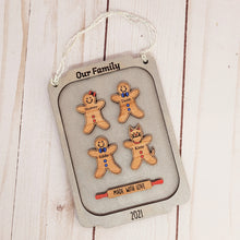Load image into Gallery viewer, Gingerbread Family Ornament
